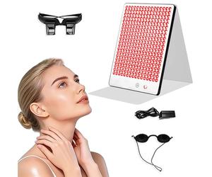 Warmforwel S3 PRO LED Therapy Pad - 4 Spectral Light Sources 9 Modes, AI Voice Control & Smart App for Face & Body Care, UV-Free