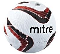 WARMHAND Mitre Super Multimould Dimple Football, Sz.5, White
