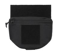 WarmHeartting Tactical Drop Dump Pouch with Hook and Loop Sub Abdominal Carrying Kit Bag Hanging Utility Pouch for Chest Rig