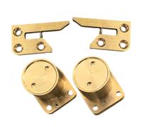 Warmhm 1 Pair Piano Hydraulic Soft Close Device with Copper Construction, Finger Protection and Impact Absorption Features, Smooth Silent Slow Closing Mechanism for Piano Lid in Sensitive