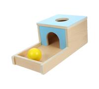 Warmhm 1 set Box Sensory Training Ball Dropping Box for Hand Eye Coordination Multi Functional Early Learning present for Boy Girl