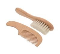 Warmhm 1 Set Brush and Comb Hair Brush Soft Scalp Scrubber for Newborns Bathing and Grooming Essential Lightweight and Comfortable for Parents Present for Showers