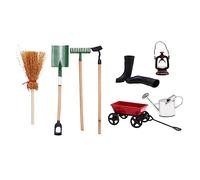 Warmhm 1 Set Miniature Gardening Tools Micro Landscape Decor for Fairy Gardens Garden Accessories for Home Decoration and Dollhouse Ornaments