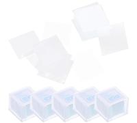 Warmhm 1000pcs 18x18mm Pre-cleaned Glass Microscope Cover Slips for Laboratory and Biological Specimen Observation with High Transparency and Precision Analysis