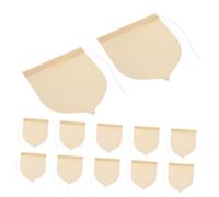 Warmhm 100pcs Disposable Drawstring Loose Tea Filter Bags Pulp Paper Tea Infuser Sachets for Herbal Coffee Spice and DIY Brewing with No Leaf Escape
