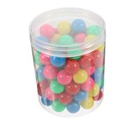 Warmhm 100pcs Hollow Plastic Counting Balls Colorful Gumballs for Math Probability Problems Educational for Elementary School Learning