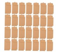 Warmhm 100pcs Kraft Paper CD DVD Envelopes Sleeves Storage Holder Pack for Portable Disc Protection and Media Organization