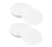 Warmhm 100pcs Medium-speed Qualitative Cellulose Filter Paper Circles for Lab Filtration Fast Filtration with Low Ash Content High Efficiency and Reliable Accuracy for Chemistry