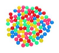 Warmhm 100pcs Montessori Colorful Plastic Sorting Balls for Preschool Learning Hollow Balls for Probability Teaching and Physics Experiments Educational Stem Tools with Design