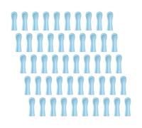 Warmhm 100pcs Replacement Silicone Ear Scoop Tips Soft Ear Wax Removal Spoon Covers with Reusable Silicone Sleeves, Compatible Earwax Cleaner Accessory for Precise Wax Extraction