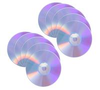 Warmhm 10pcs Blank Cd-rw Discs for Audio CD and Computer Burning Discs Recordable Dvd for Music Storage and Data Duplication Spindle for Easy Use