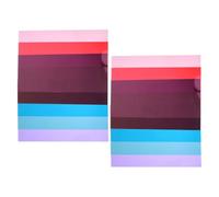 Warmhm 10pcs Color Correction Gel Sheets Pvc Film for Accurate Colour Rendering and Professional Colour Balance for Teaching and Dynamic Environments 11.7" X 8.3" Light Filters for LED