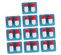 Warmhm 10pcs Doctor Play Capsules Set Realistic Simulation Medical Toys for Boys and Girls Pretend Play Medicine Props for Toddlers Enhance Empathy and Learning
