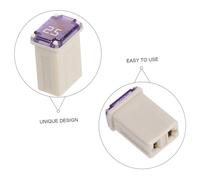 Warmhm 10pcs Mini Low Profile Car Fuse Micro Square Automotive Fuses for Trucks and Cars Rapid Circuit Protection with Space-saving Compact Design Fit for Reliable Electrical Stability