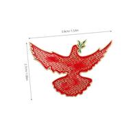 Warmhm 10pcs Peace Dove Brooch Metal Bird Pin Badge with Olive Branch Symbol for Men Women Jackets Scarves Bags Elegant Lapel Pins Gift Accessories