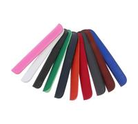 Warmhm 10pcs Pu Pencil Protector Storage Bag Set Portable Business Pen Sleeves with Touchscreen Pen Cover for Office and Tablet Stylus Accessories in Mixed Colors Random Color