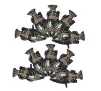 Warmhm 10pcs Realistic Grouper Foil Balloon with Vivid Colours, Lightweight Aluminum Foil Material, Easy to Hang Inflatable Fish Balloon for Pool Party and Backyard Events Decoration