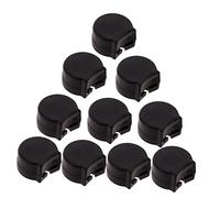 Warmhm 10pcs Saxophone Cots Rubber Clarinet Rests Instrument Playing Tool Clarinet Thumb Support Cushion for Music Practice
