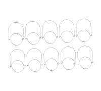 Warmhm 10Pcs Stainless Steel Canning Jar Handles Jar Hooks for Multipurpose with Smooth Grip for Easy Installation and Secure Hanging