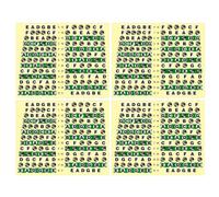 Warmhm 10pcs Transparent Guitar Fretboard Sticker Notes Map Labels for Acoustic Electric Guitar Fret Decals for Learning and Mastering Chord Scales