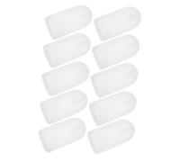 Warmhm 10pcs White Plastic Toy Squeakers with Dual Sound Mechanism for Toys and Pets, for DIY Creativity and Repairing, Replacement Noise Maker Inserts for Rattles and Plush Rings