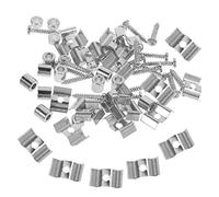 Warmhm 10set Guitar String Retainer for Electric Guitar Headstock Tension Buckles Lightweight String Guides Easy Installation and Operation