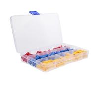 Warmhm 120pcs Heat Shrink Butt Connectors Kit Insulated Terminal Blocks for Reliable Wiring Streamlined Splice Crimp Operations Leakage Prevention for Electric Connectors