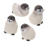 Warmhm 12pcs Adorable Resin Penguin Figurine with Stable Flat Base for DIY Scene Creation, Mini Penguin Tabletop Decor for Winter Shelf Display and Christmas Decorations
