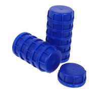 Warmhm 12pcs Blue Plastic Drum Caps with Built in Gasket Leak Screw Pail Lids for Chemical and Food Storage Buckets Airtight Seal for Oil Drums Reusable and Fit