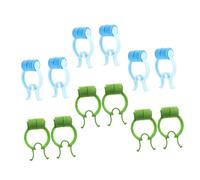 Warmhm 12pcs Breathing Exercise Clip Nose Clips for Lung Breathing Training Portable Household Fixing Nose Pinchers