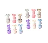 Warmhm 12pcs Multi-Function Easter Towels Household Rabbit Towel Wash Easter for Bath Cute Newborn Gifts