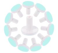 Warmhm 12pcs Nail Grinder Grinding Head Indoor Cut Replacement Pads Professional Nail Trimmer Electric Replacement Heads Groom Green Sandpaper