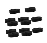 Warmhm 12pcs Rubber Damping Pads Od Id Thick Noise Reduction Isolation Pads for Furniture Feet and Mechanical Vibration Protection with Chemical Stability and Easy Installation