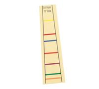 Warmhm 13 3/4 Viola Fingerboard Sticker Finger Guide Label Fret Position Marker Light Yellow Sheet for Beginner Students Practice Accessory