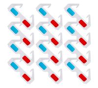 Warmhm 150pcs Bulk Paper Cardboard Glasses for Classroom Science Projects Red Blue Glasses for Tv Viewing for Movie Parties and Stem Education