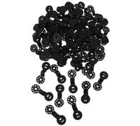 Warmhm 150pcs Round Plastic Clips for Garden Netting and Shade Cloth, Sturdy Sunshade Clamps Preventing Shade from Blowing Away, Easy to Store and Transport, for Outdoor Use