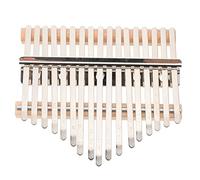 Warmhm 17-Tone DIY Kalimba Accessory Kit Bridge Thumb Piano Making Supplies Complete Finger Piano Set for Beginners and Craftsmen