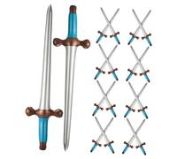 Warmhm 18PCS Inflatable Pirate Swords for Halloween Costume Accessories Easy to Hold Play for Birthday Parties Pirate Themed Events Fun Playthings