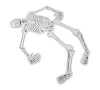 Warmhm 1Bag Assembly Human Skeleton Kit DIY Educational Model for Understanding Human Bones Interactive Learning Tool for Students for Science Enhancement