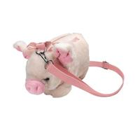 Warmhm 1pc Cute Plush Pig Crossbody Bag Outdoor Sling Messenger Bag for Shopping Travel Daily Use Lightweight Storage for Phone Keys Essentials