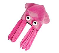 Warmhm 1Pc Funny Octopus Hat Creative Animal Headdress for Parties Adorable Comfortable Design for Halloween Birthdays Unique Crazy Hat for Adults