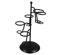 Warmhm 1Pc Iron Art Rack Ice Cream Display Holder for Waffle Cones Creative Stand with Stable Base for Parties and Events