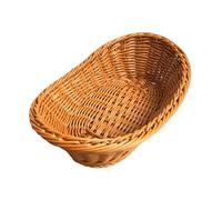 Warmhm 1pc Mini Decorative Handwoven Basket for Easter Activities Props for Home and School Cute Rectangle Desktop Decoration