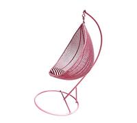 Warmhm 1Pc Mini House Teardrop Swing Chair Random Color Balcony Accessory for Dollhouse Decoration for Play and DIY Projects Random Color