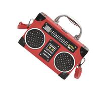 Warmhm 1pc Stylish Radio Shape Design Female Crossbody Bag with Strap for Daily Use Shopping Leisure Activities Pouch for Women