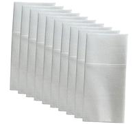 Warmhm 1set Disposable Silverware Wrapping Paper Set Napkins for Table for Parties Outdoor Picnics and Restaurant Use High Absorption Like Feel 50pcs