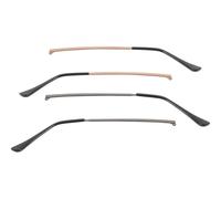 Warmhm 2 Pair Metal Glasses Replacement Temples Arms Repair Kit Eyeglass Arms with Slip-Resistant Design Spectacle Legs for DIY Sunglasses Fix