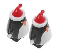 Warmhm 2 Pcs Creative Walking Clockwork for Adorable Christmas Festival Adornments Random Styles Fun Cartoon Designs for Boys