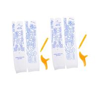 Warmhm 2 Sets Reflexology Foot Massager Socks Set with Pressure Point Stimulation Tools for Relief Comfortable Fit for Athletes Office Workers Seniors and Women Therapy Kit