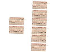 Warmhm 200 Pcs Star Sign Drawstring Gift Bags Pouches American Flag Design Party Favor Decorative Storage for Jewelry Cosplay and Performance